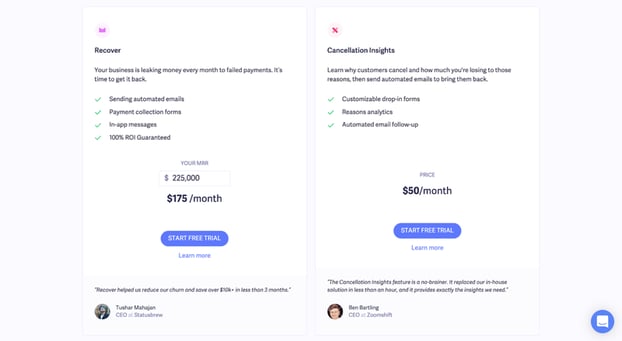 Baremetricsの 価格設定 Baremetricsの 価格設定
