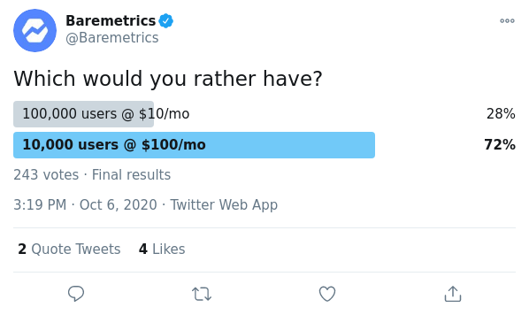 which saas business would you prefer